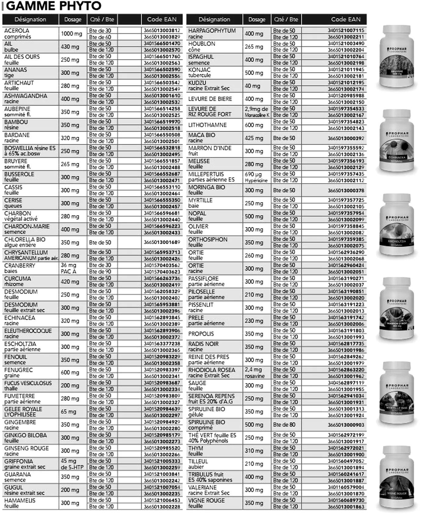 Gamme Phyto — View the catalogue page