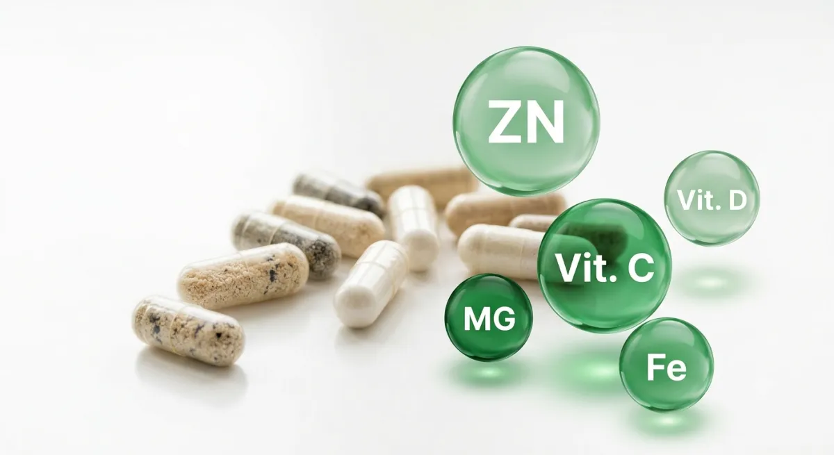 Nous proposons des formules de vitamines et minéraux en complexe d'ingrédients ou en unitaire