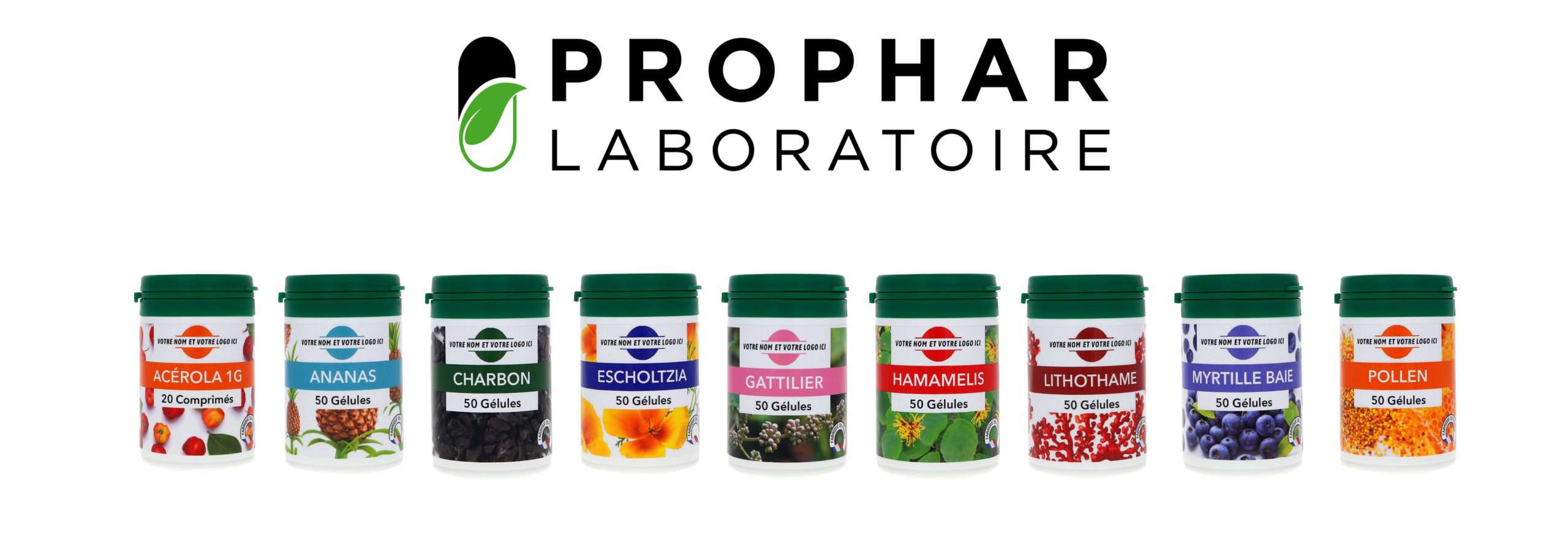 Laboratoire Prophar - Full Service - Faconnage et conditionnement de complément alimentaires